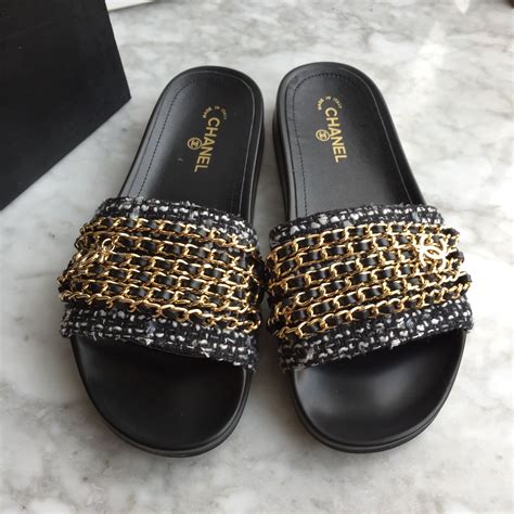 chanel slippers for ladies